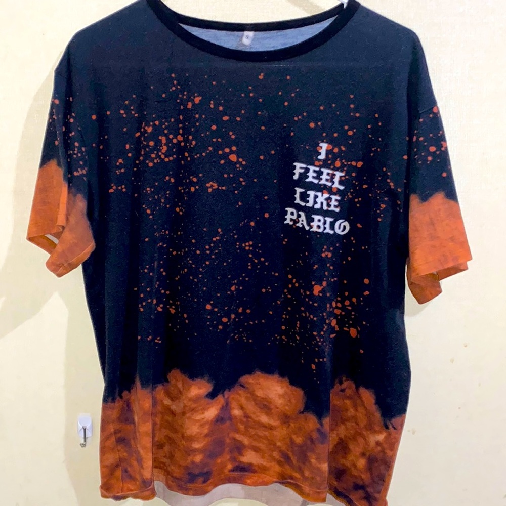 “I feel like Pablo” Acid Washed T-shirt